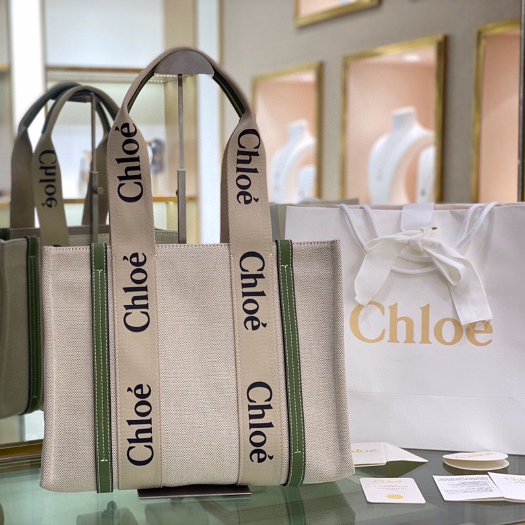 chleo Woody tote bag Medium Size - Bag - Gorchic - $125.99