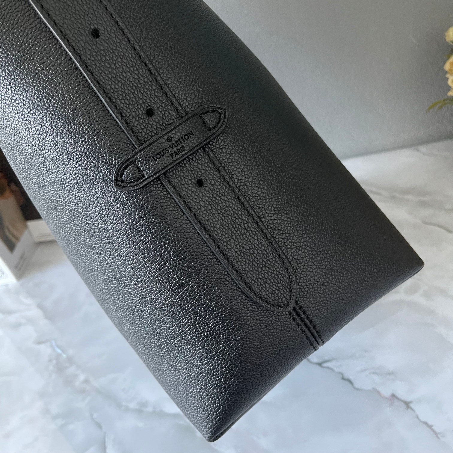 Designer Monogram  Low Key Hobo MM Bag in Black - Bag - Gorchic - $138.99