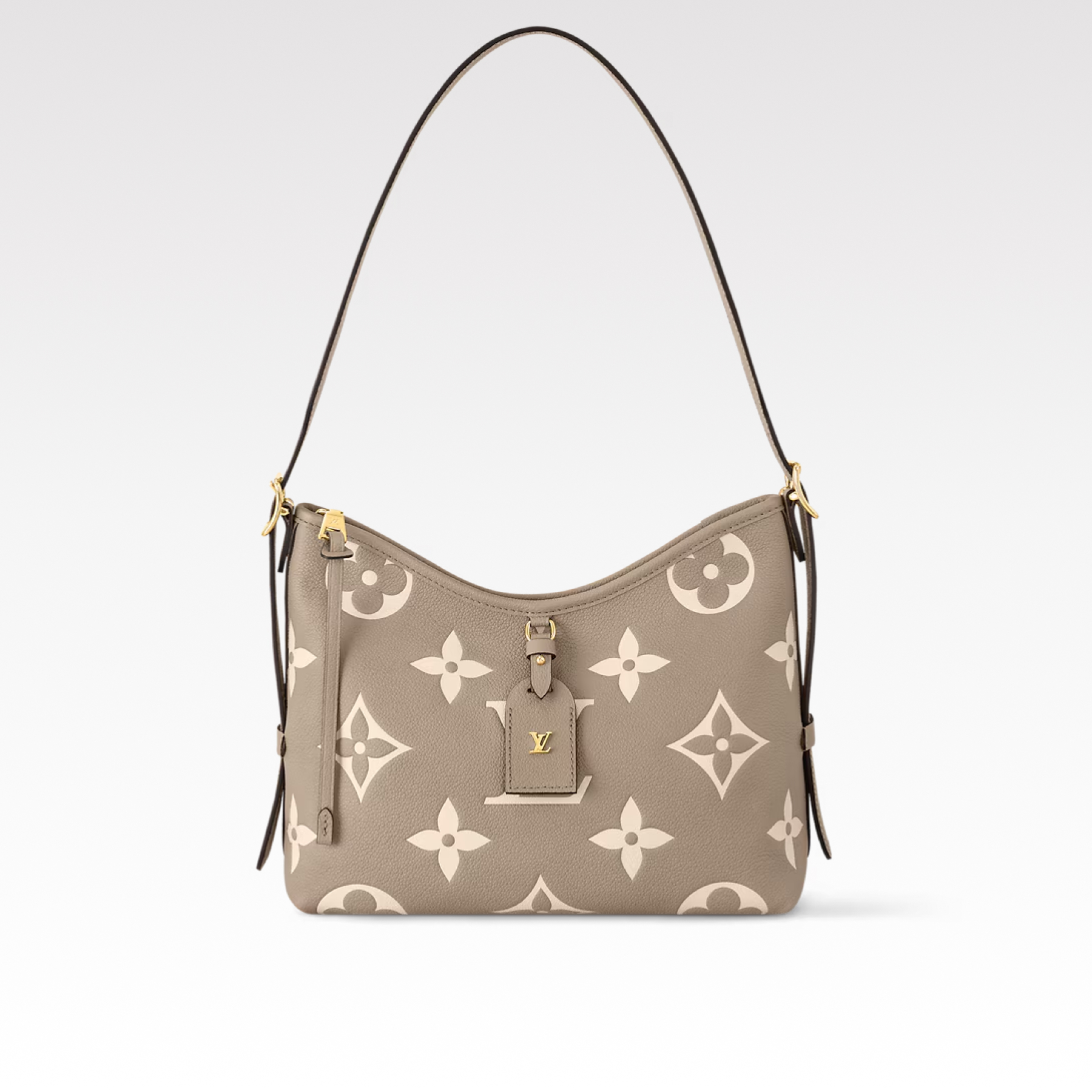 Designer Monogram Carryall PM Elephant Gray and White - Bag - Gorchic - $121.99