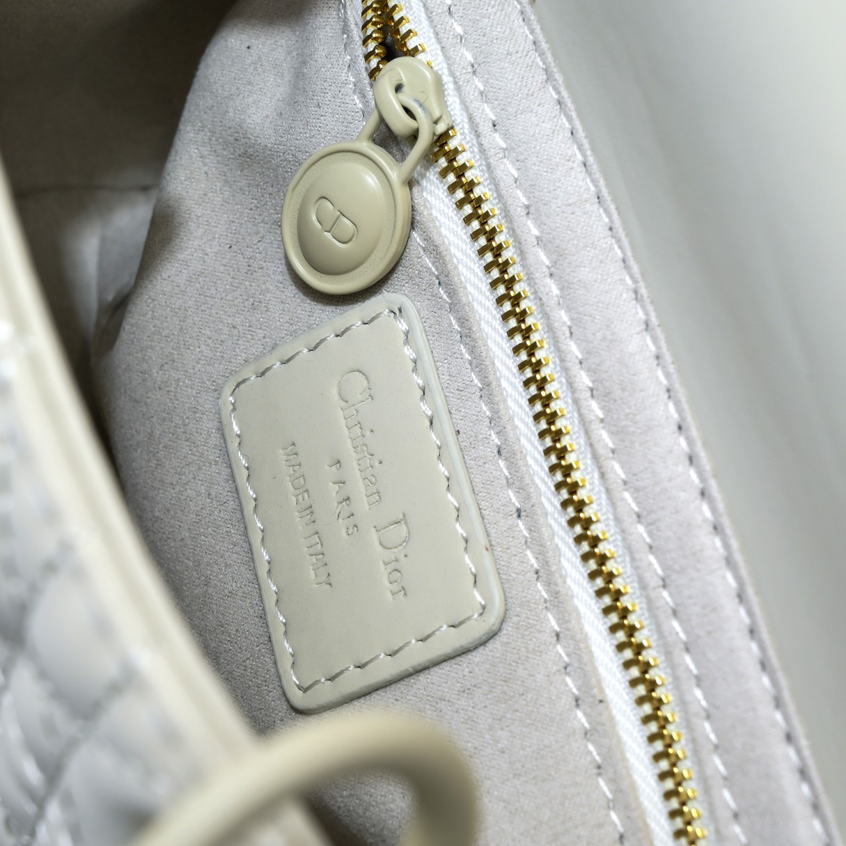 D Inspired Mini Lady D Inspired Bag White Ultramatte Calfskin - Bag - Gorchic - $138.99