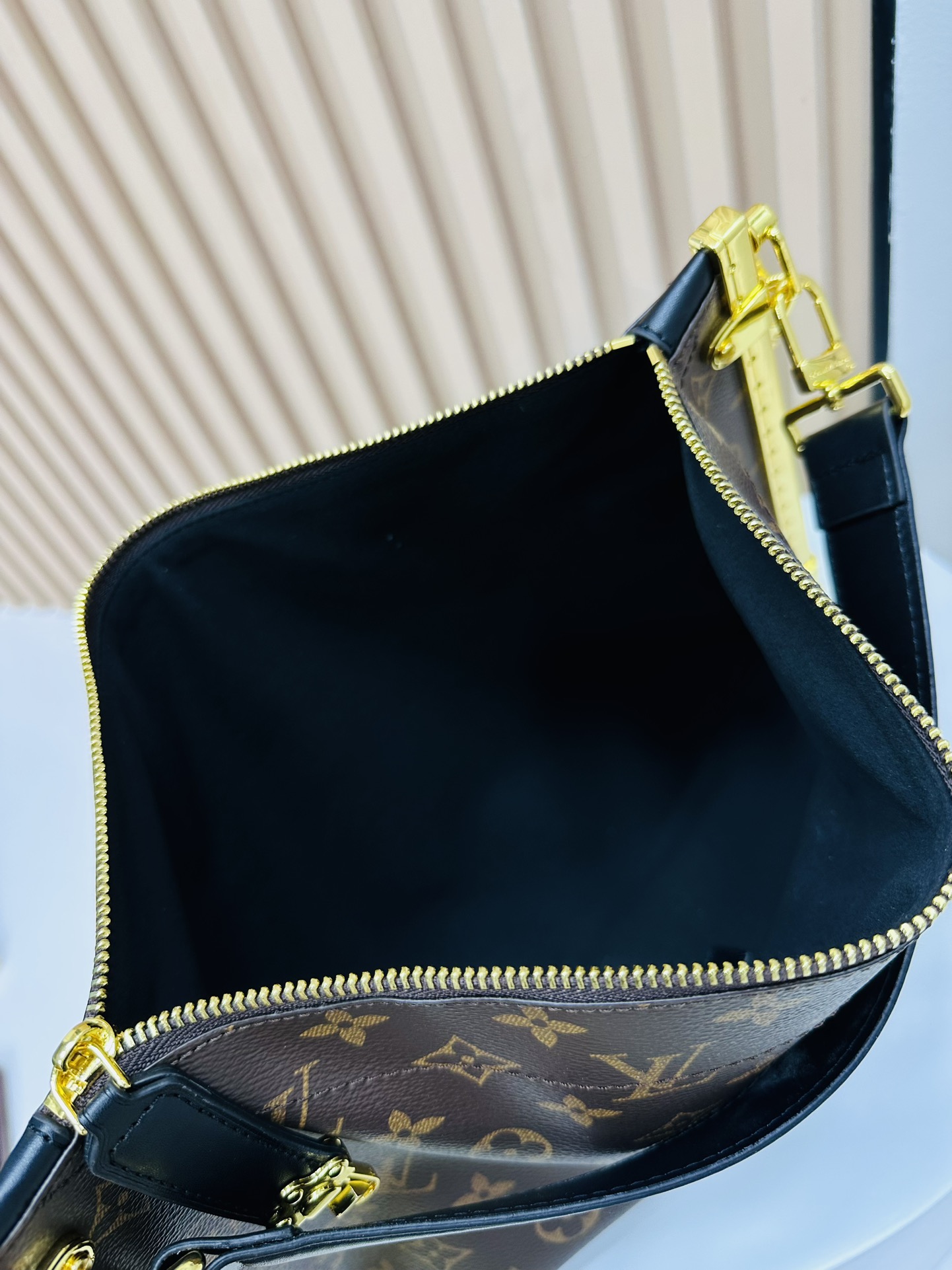 Designer Monogram Lucky Trunk Old Fashioned Brown Bag - Gorchic - $158.99