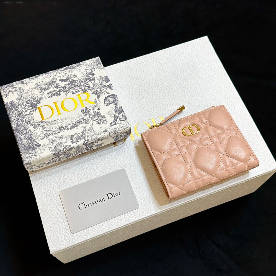 D Inspired Caro Dahlia Wallet-Pink Leather Wallet - Gorchic - $55.99