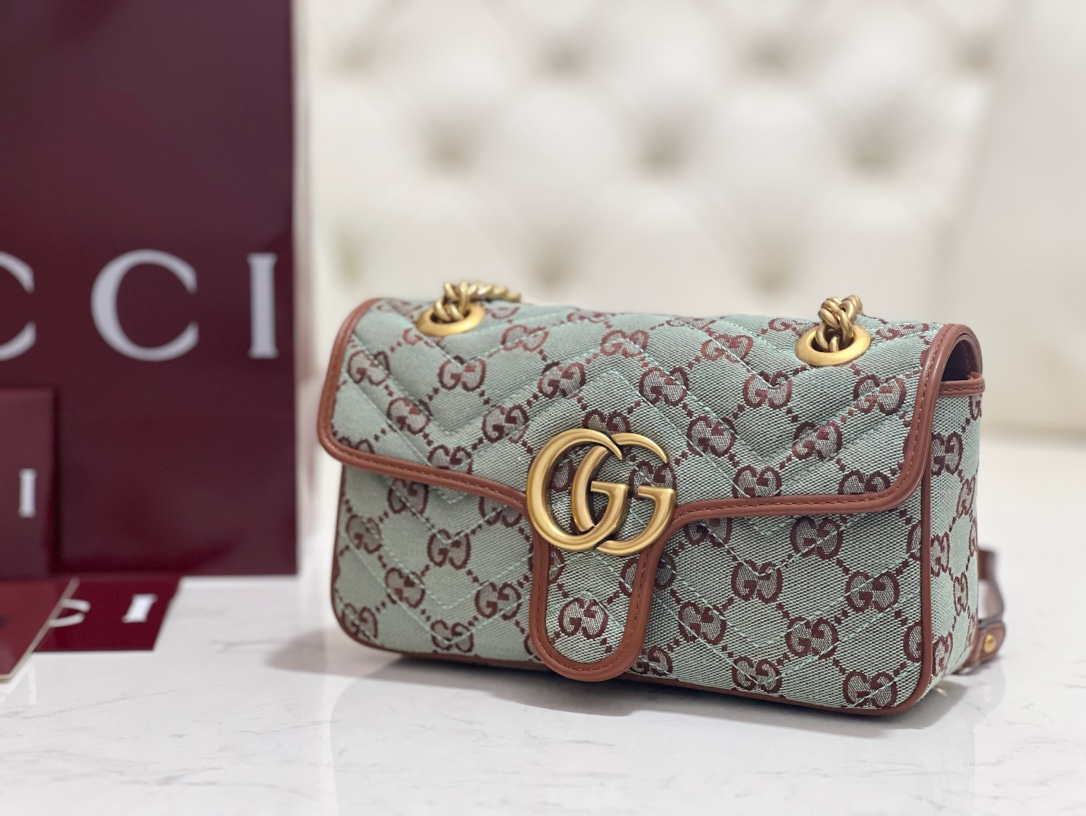 Double-G GG Marmont Shoulder Bag Multiple Size - Bag - Gorchic - $124.99