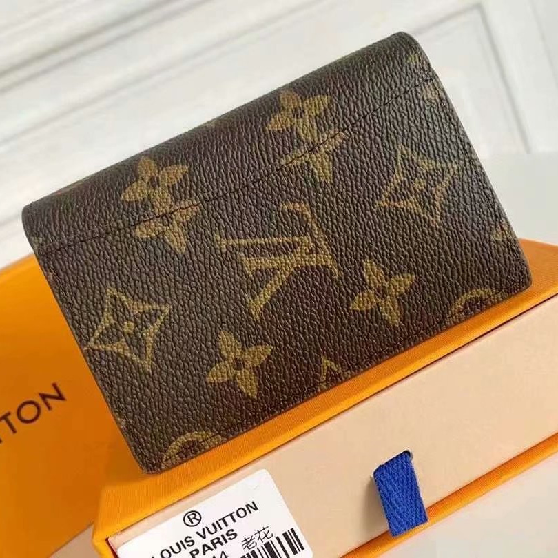 Designer Monogram Pocket Organizer Monogram Canvas Wallet - Gorchic - $110.99