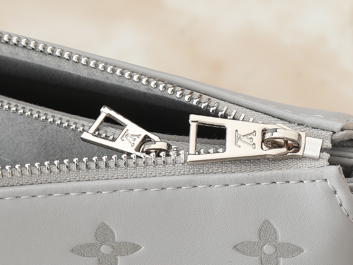 Designer Monogram Coussin Grey Small Handbag - Gorchic - $135.99