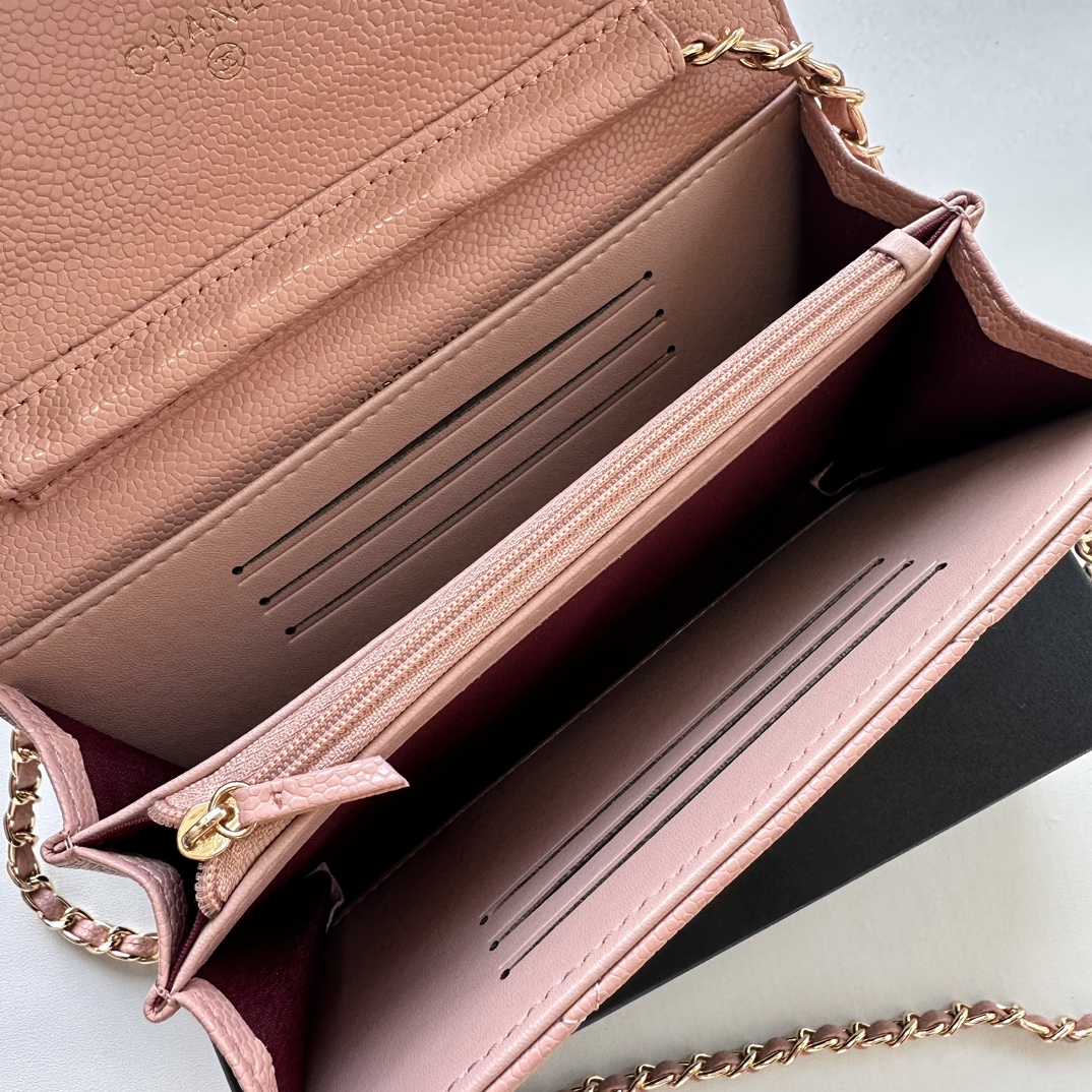 CC Inspired Chain Shoulder Crossbody Small Bag - Pink Bag - Gorchic - $109.99