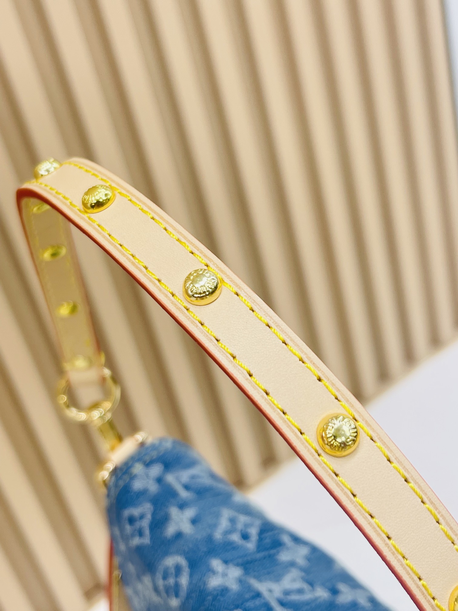 Designer Monogram New  Remix Sunset Denim bag - Gorchic - $131.99