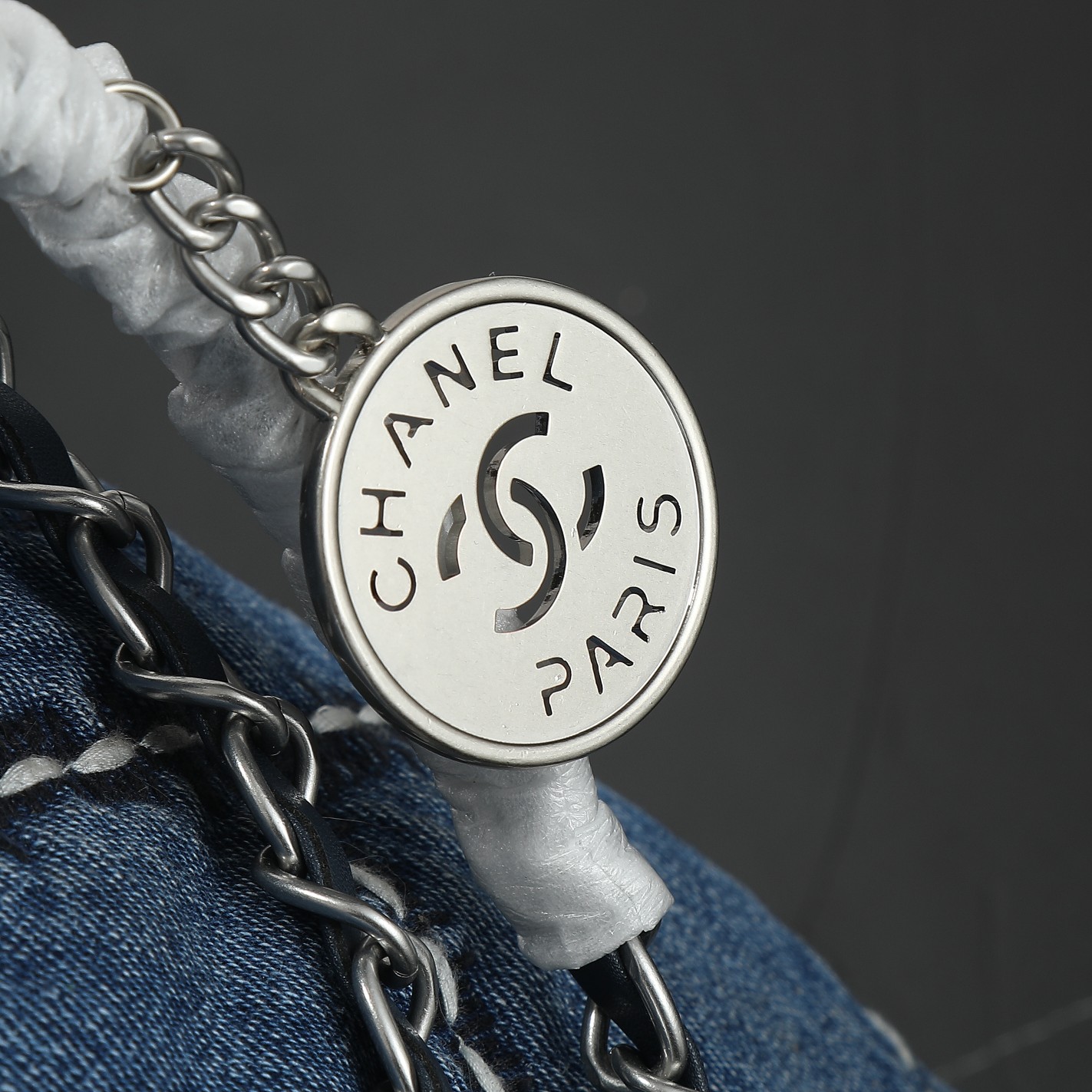 CC Inspired Stitched Denim Quilted CC Inspired 22 Blue - Bag - Gorchic - $129.99