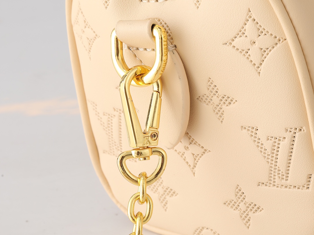 Nano Speedy Monogram Empreinte Leather-Beige - Bag - Gorchic - $123.99