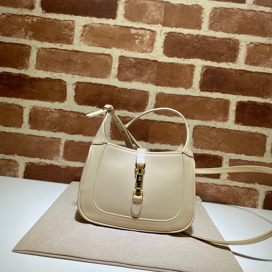 Double-G Jackie 1961 mini shoulder bag-Oatmeal - Bag - Gorchic - $121.99