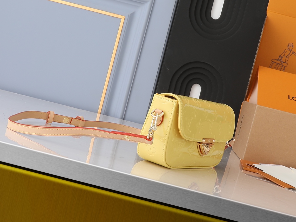 Designer Monogram Malibu Pochette Yellow - Bag - Gorchic - $131.99