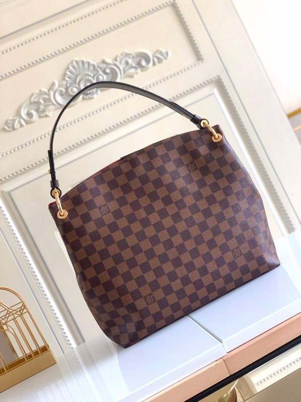 Designer Monogram Graceful PM Damier Ebene Canvas Shoulder Bag-Ebene Bag - Gorchic - $116.99