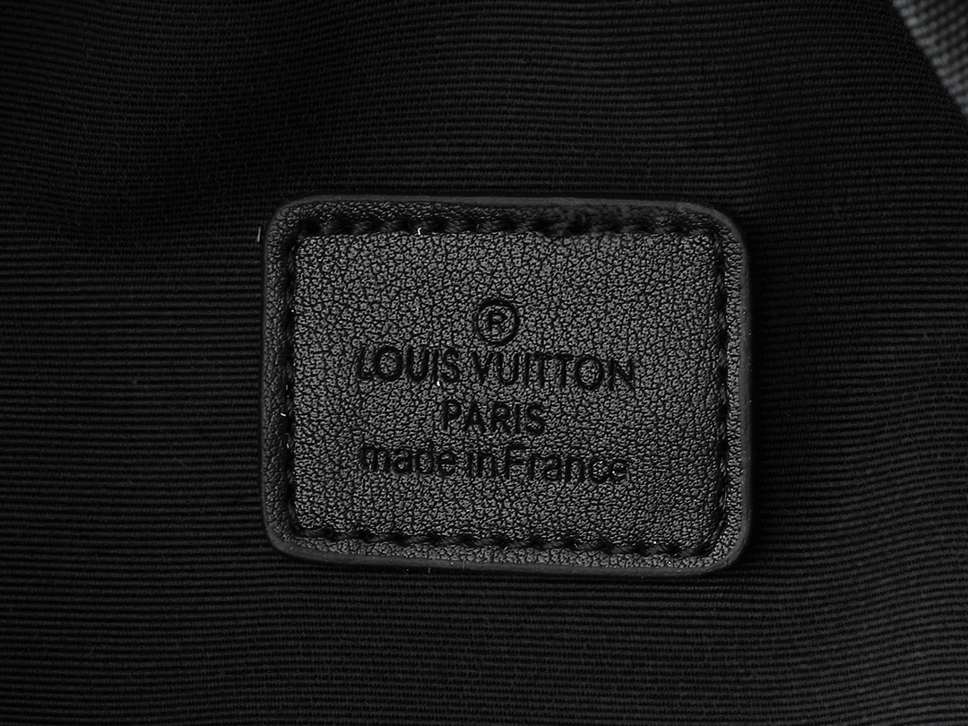 Designer Monogram Discovery Bum Bag - Black Embossed Bag - Gorchic - $123.99