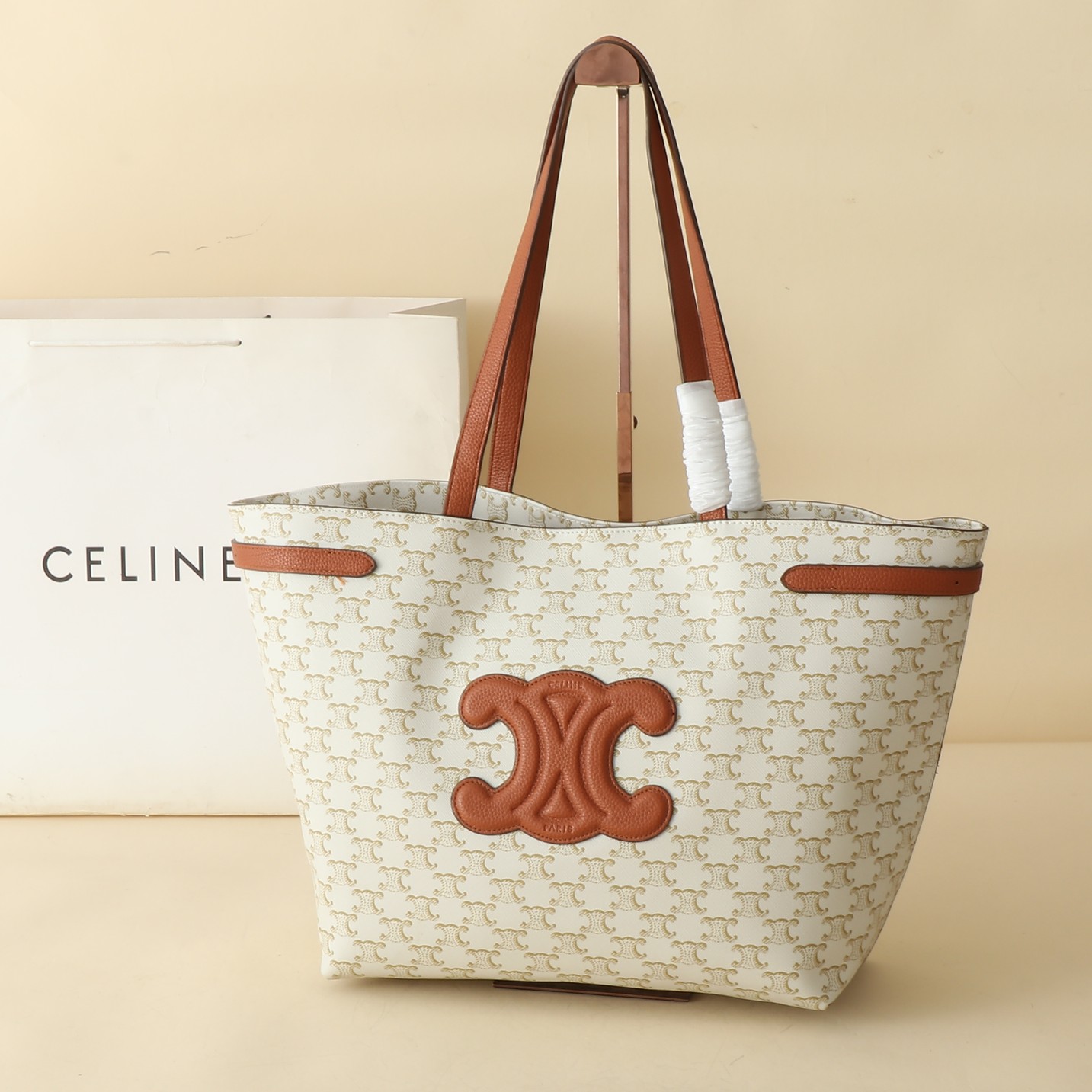 CL Cabas Aniais Tote bag Light Brown - Bag - Gorchic - $146.99