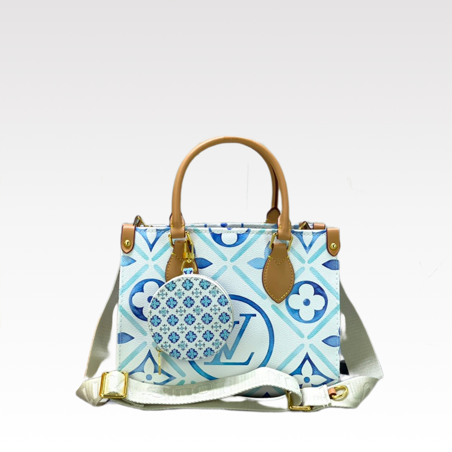 Designer Monogram Canvas Onthego Bag - Gorchic - $124.99