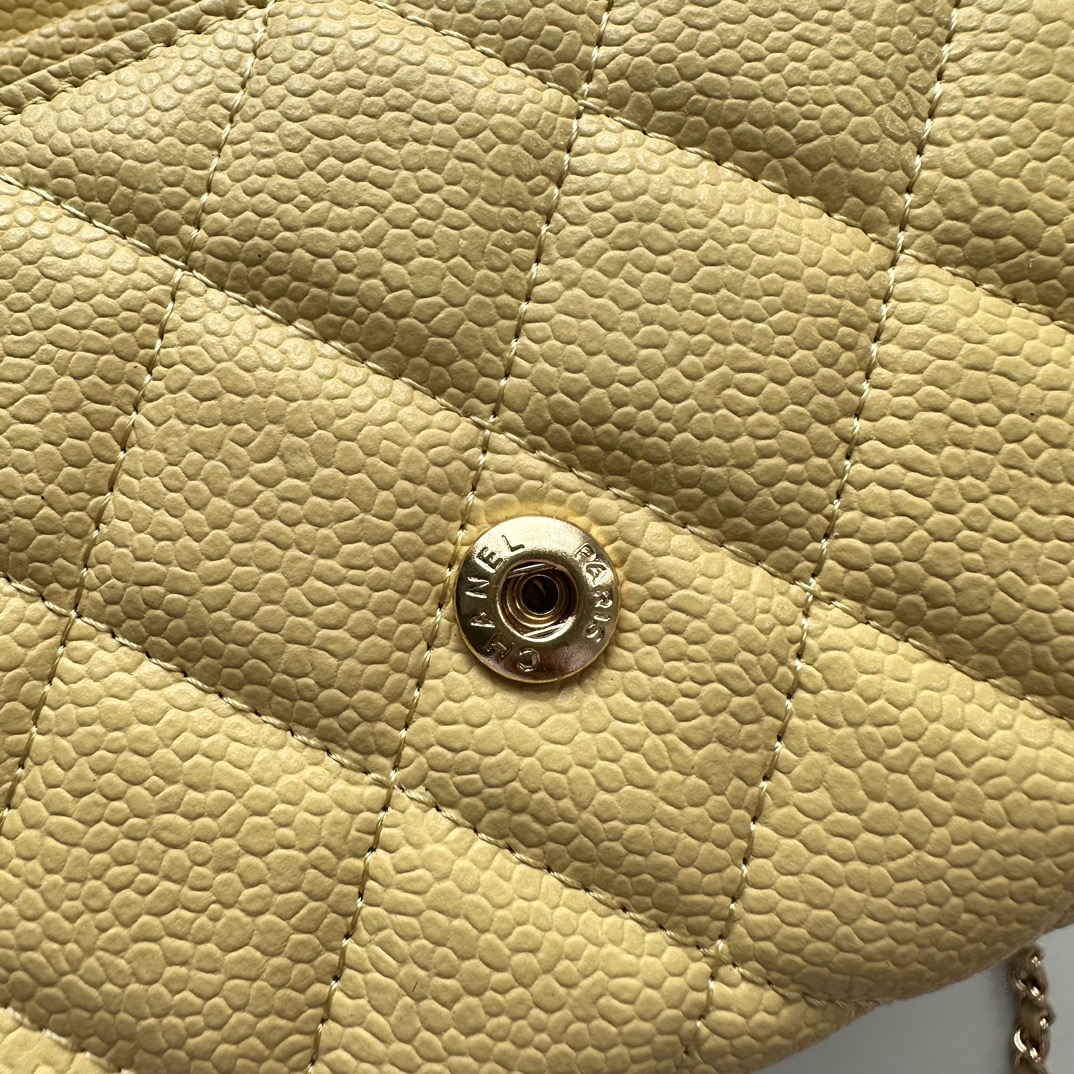 CC Inspired 23 Wallet on Chain- Yellow Bag - Gorchic - $98.99