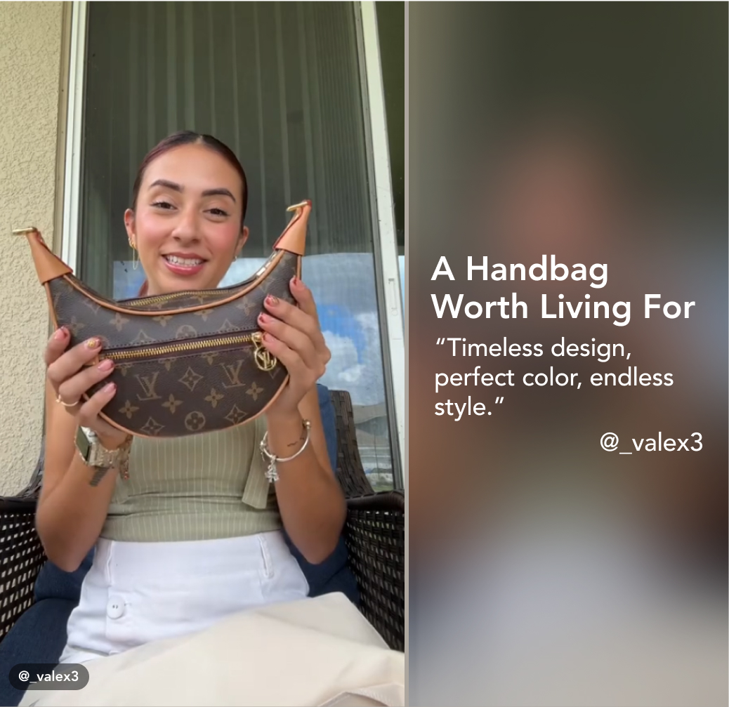 Designer Monogram  Loop Handbag Monogram Brown - Bag - Gorchic - $110.99