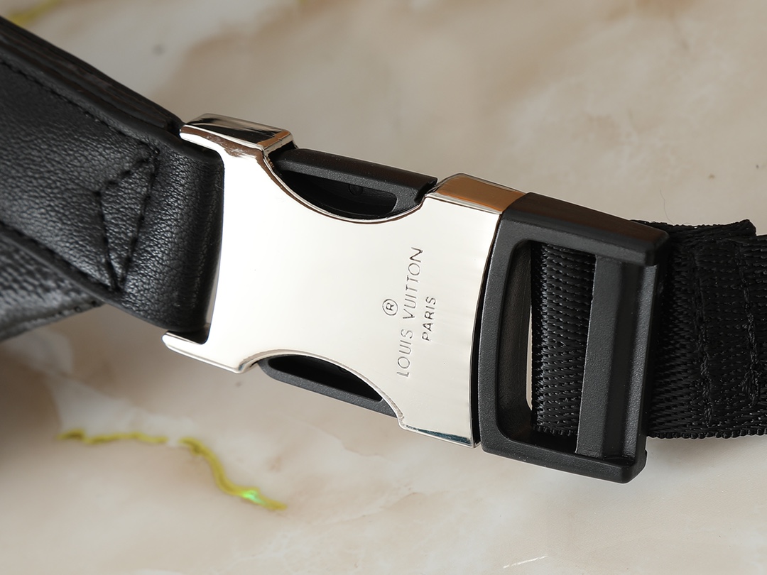 Designer Monogram Discovery Bum Bag - Black Old Fashioned Bag - Gorchic - $123.99