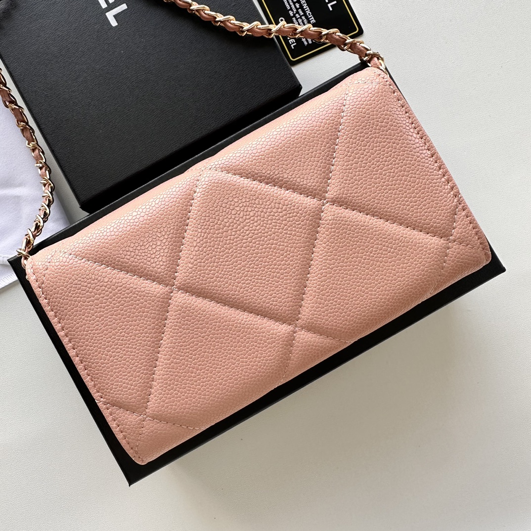 CC Inspired Chain Shoulder Crossbody Small Bag - Pink Bag - Gorchic - $109.99