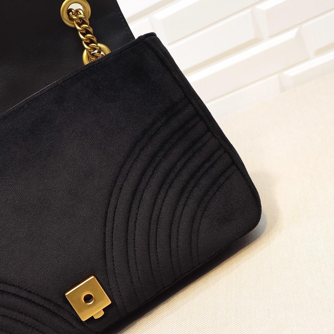 Double-G GG Marmont Shoulder Bag - Gorchic - $130.99