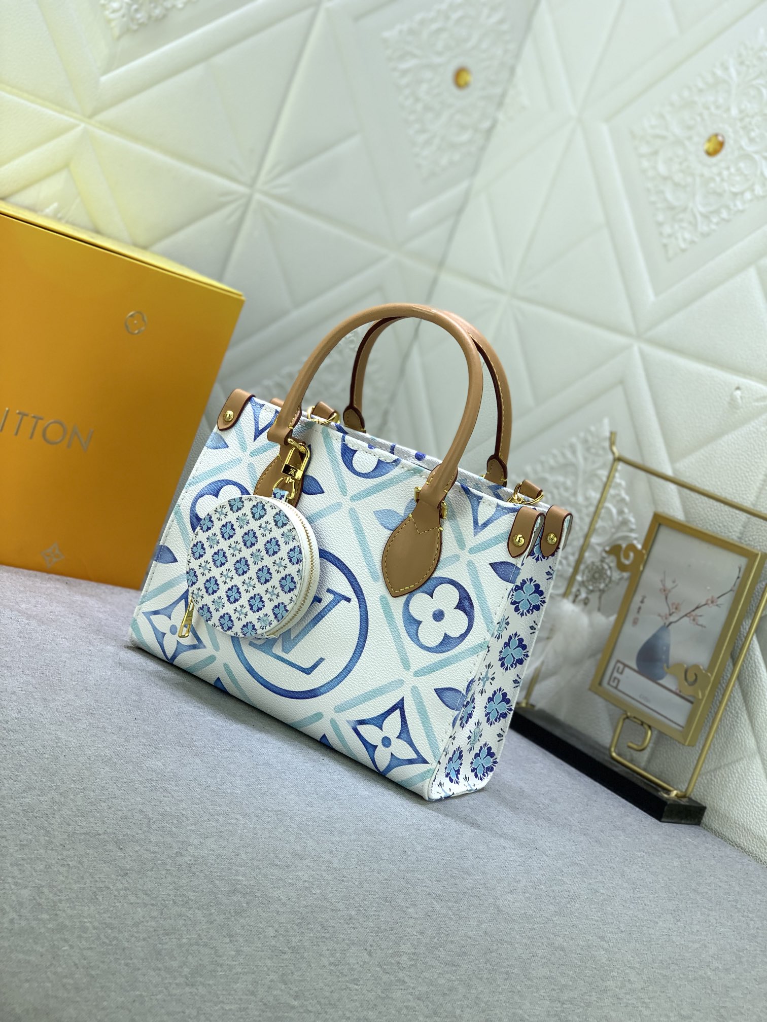 Designer Monogram Canvas Onthego Bag - Gorchic - $124.99