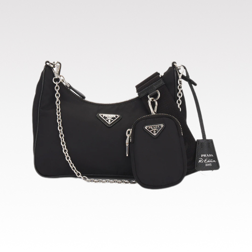 Saffiano texture Re-Edition 2005  Saffiano Leather bag - Gorchic - $103.99