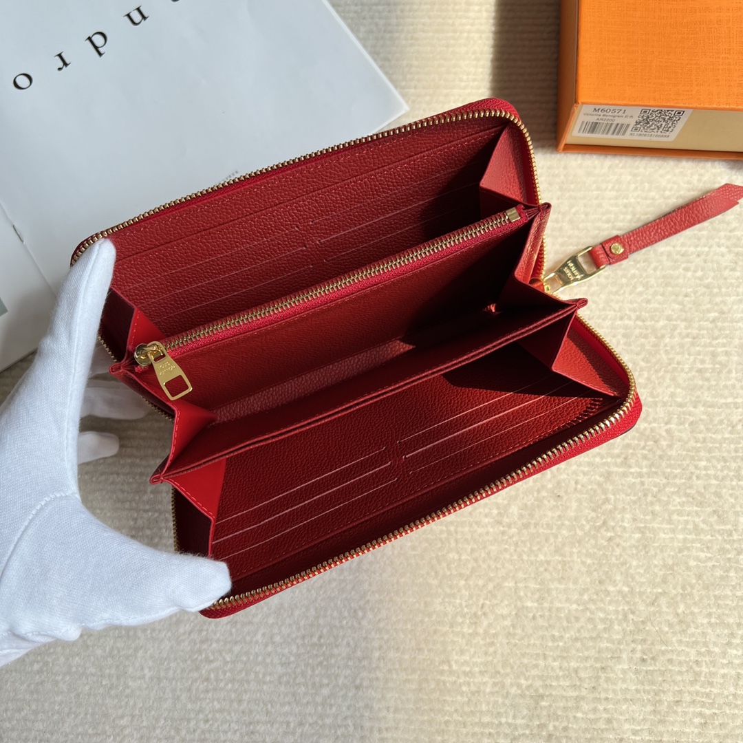 Designer Monogram Wallet Authentic Monogram Vernis Long Trifold Wallet - Bag - Gorchic - $60.99