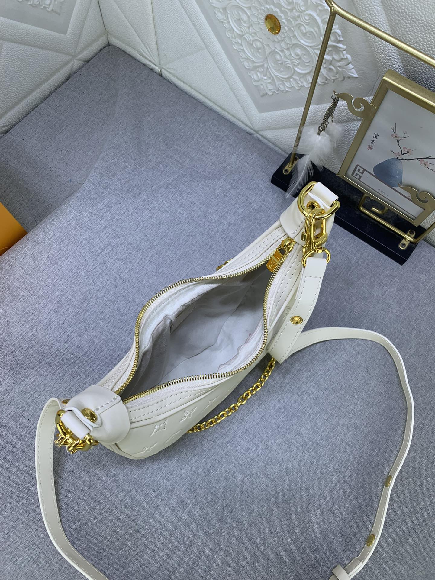 Designer Monogram  Bag Loop Hobo - Bag - Gorchic - $122.99