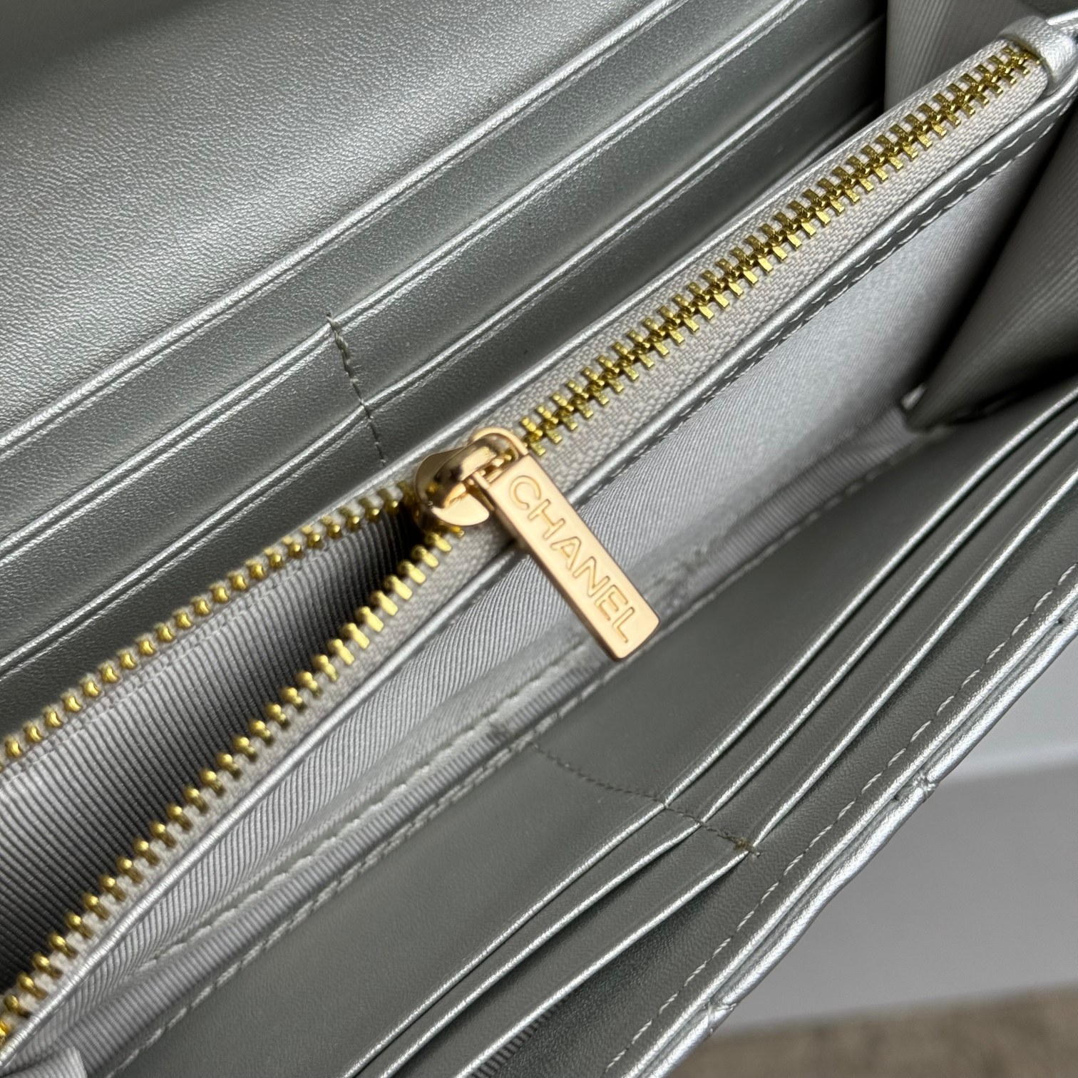 CC Inspired Counterfeit Caviar Leather Wallet-Sier Wallet - Gorchic - $59.99