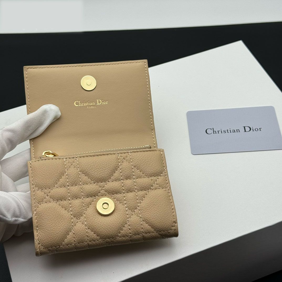 D Inspired Caro Montaigne Glycine Wallet-Apricot Leather Wallet - Gorchic - $55.99