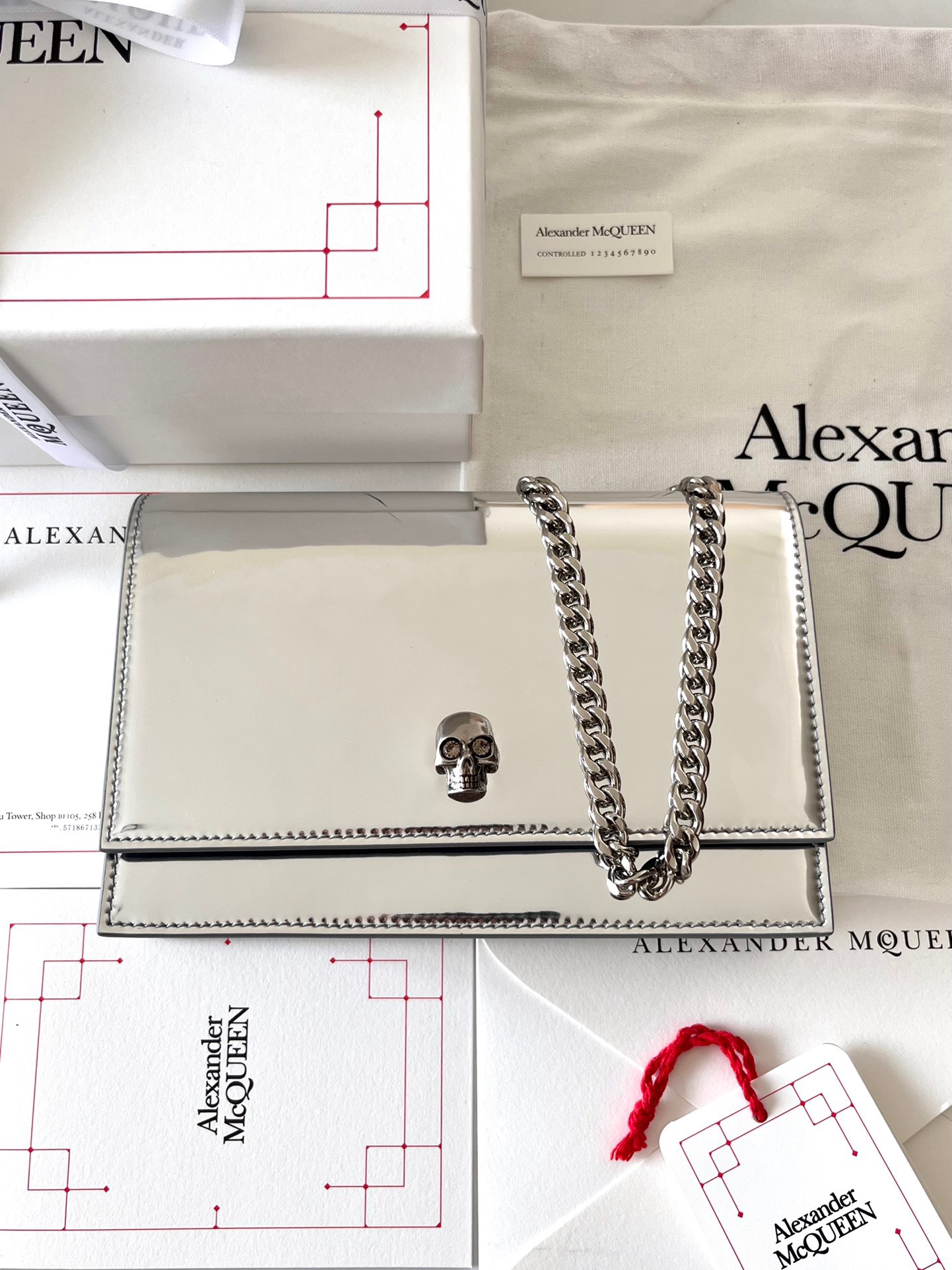 Alexander McQueen Sliver Cross-body Bags - Bag - Gorchic - $297.99