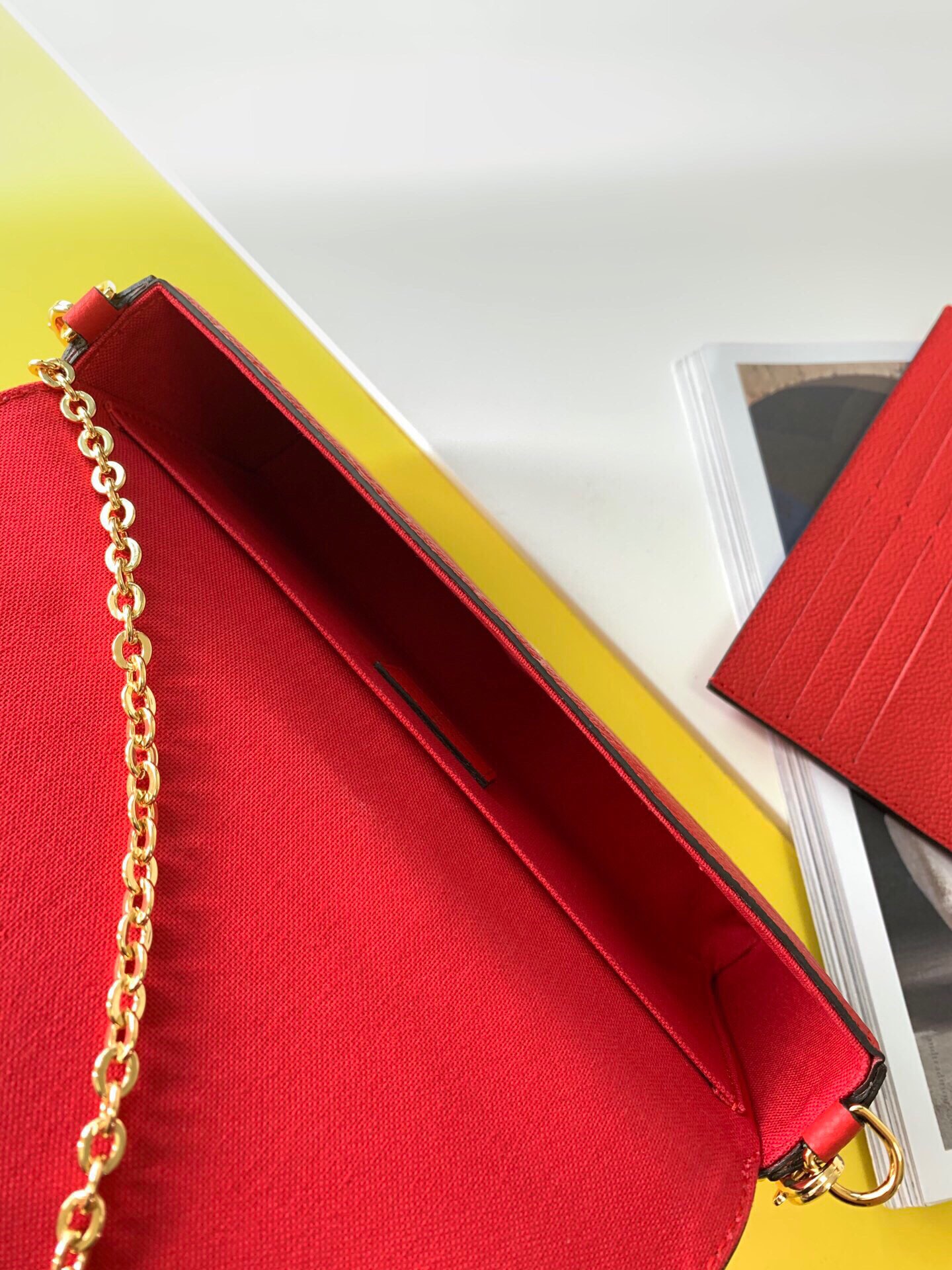 Designer Monogram  Pochette Felicie clutch bag - Gorchic - $82.99