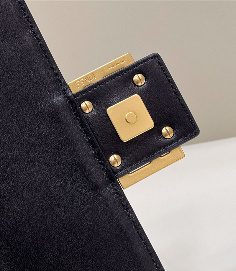 FD Embossed Baguette Bag - Gorchic - $138.99