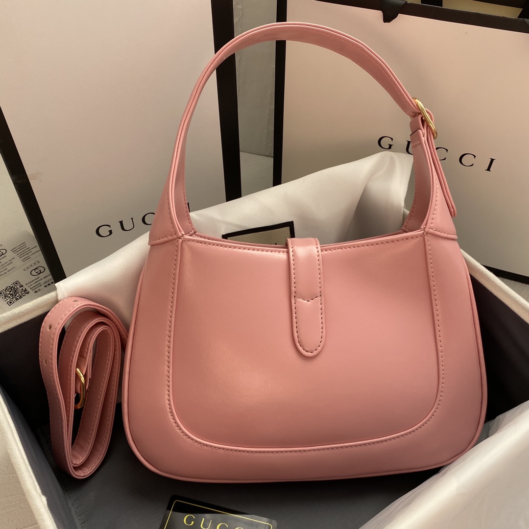 Double-G Jackie 1961 small shoulder bag-Pink - Bag - Gorchic - $124.99