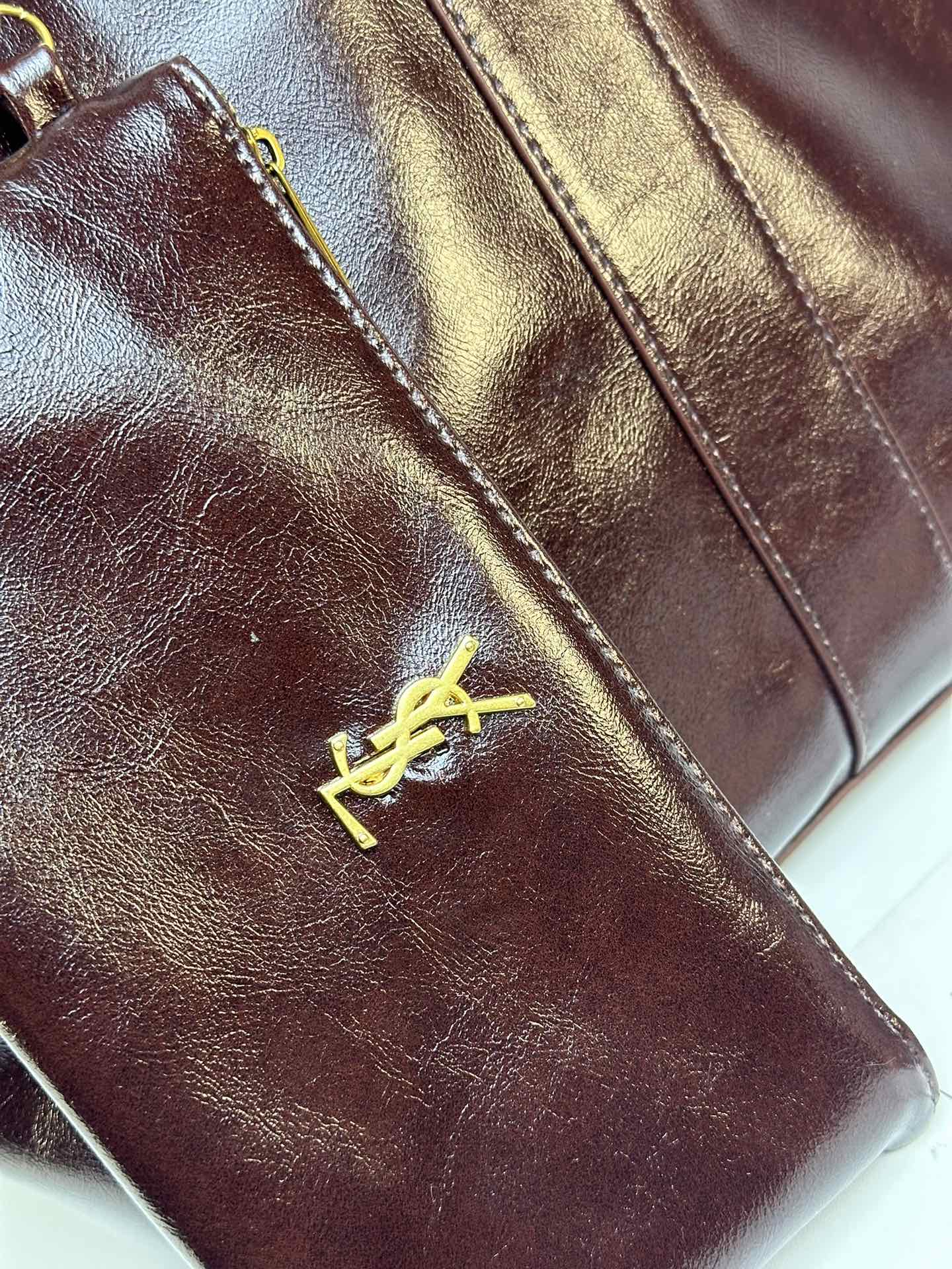 Lady Designer Oversized Tote Bag - Burgundy Bag - Gorchic - $153.99