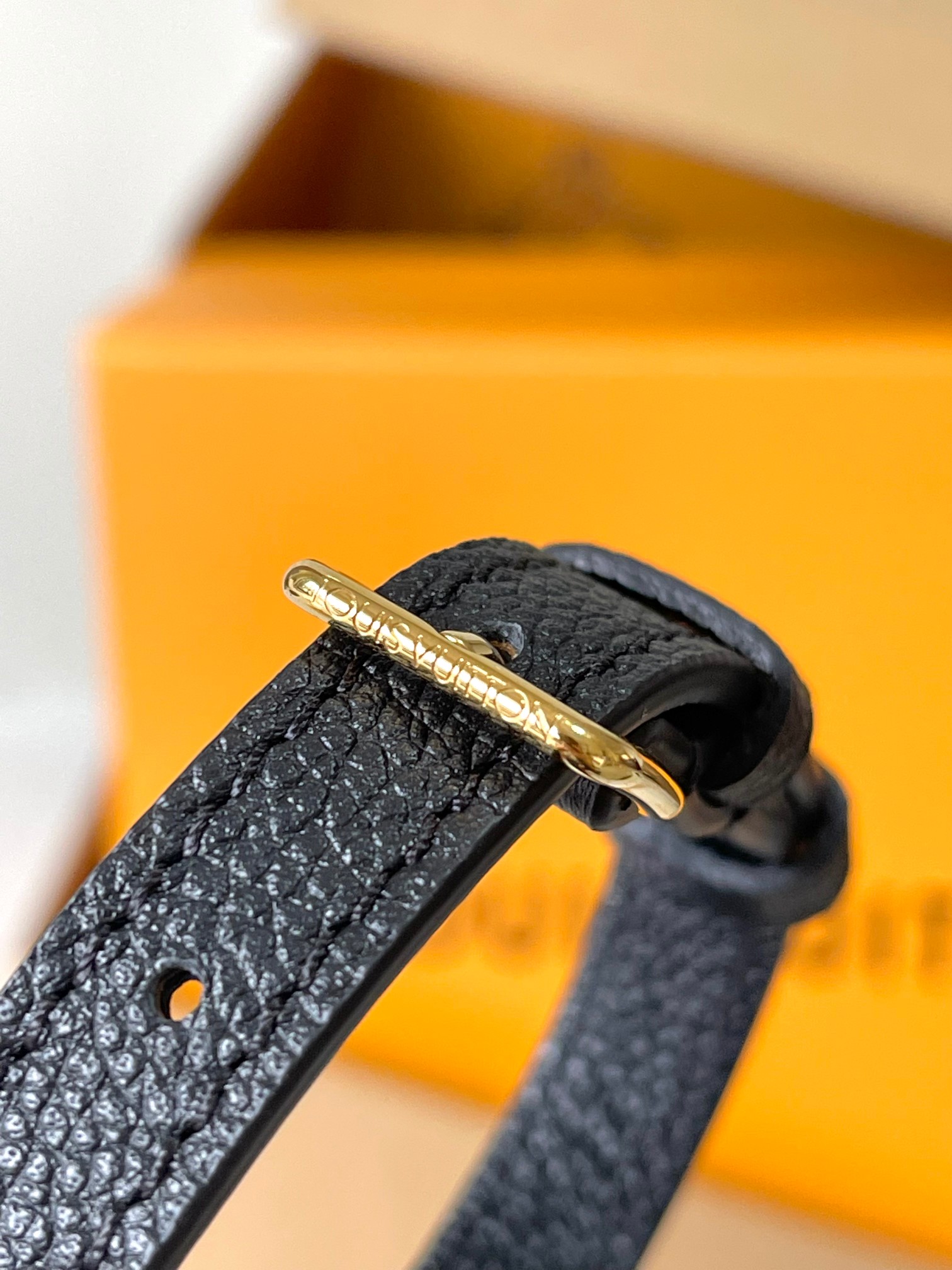 Designer Monogram  Bicolor Monogram Empreinte Leather Canvas Onthego PM Black Gold - Bag - Gorchic - $114.99