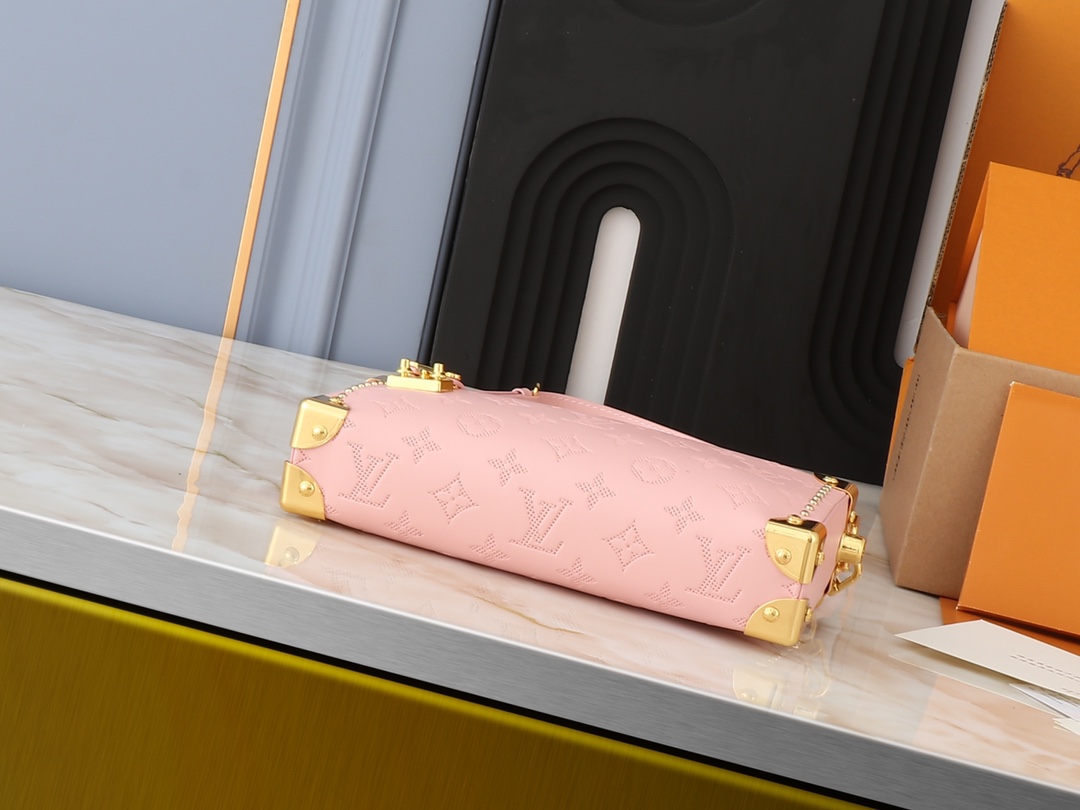 Designer Monogram Side Trunk PM Pink - Bag - Gorchic - $137.99