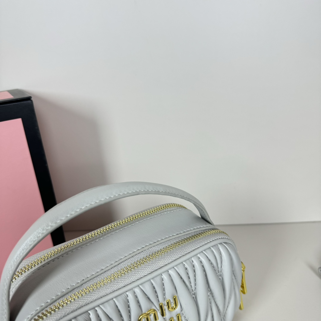 MU Logo Patch Zipped Clutch Bag - Gorchic - $100.99