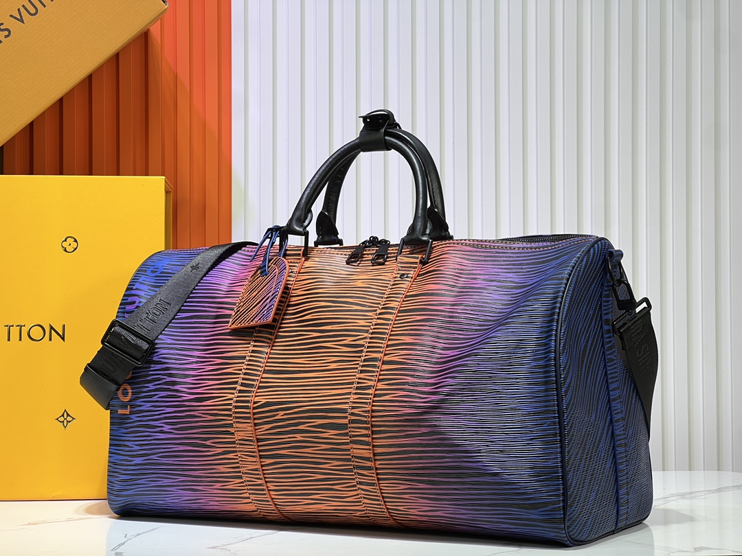 Designer Monogram Keepall Bandoulière 50 Gradient Electric Sun - Bag - Gorchic - $165.99