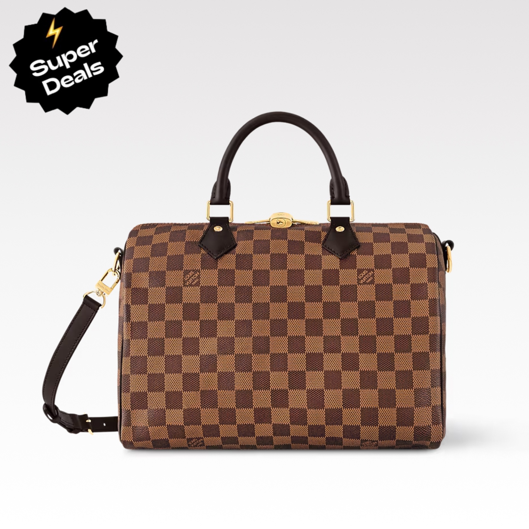 Designer Monogram Speedy Bandoulière 30 Damier Ebene Women Handbag - Bag - Gorchic - $124.99