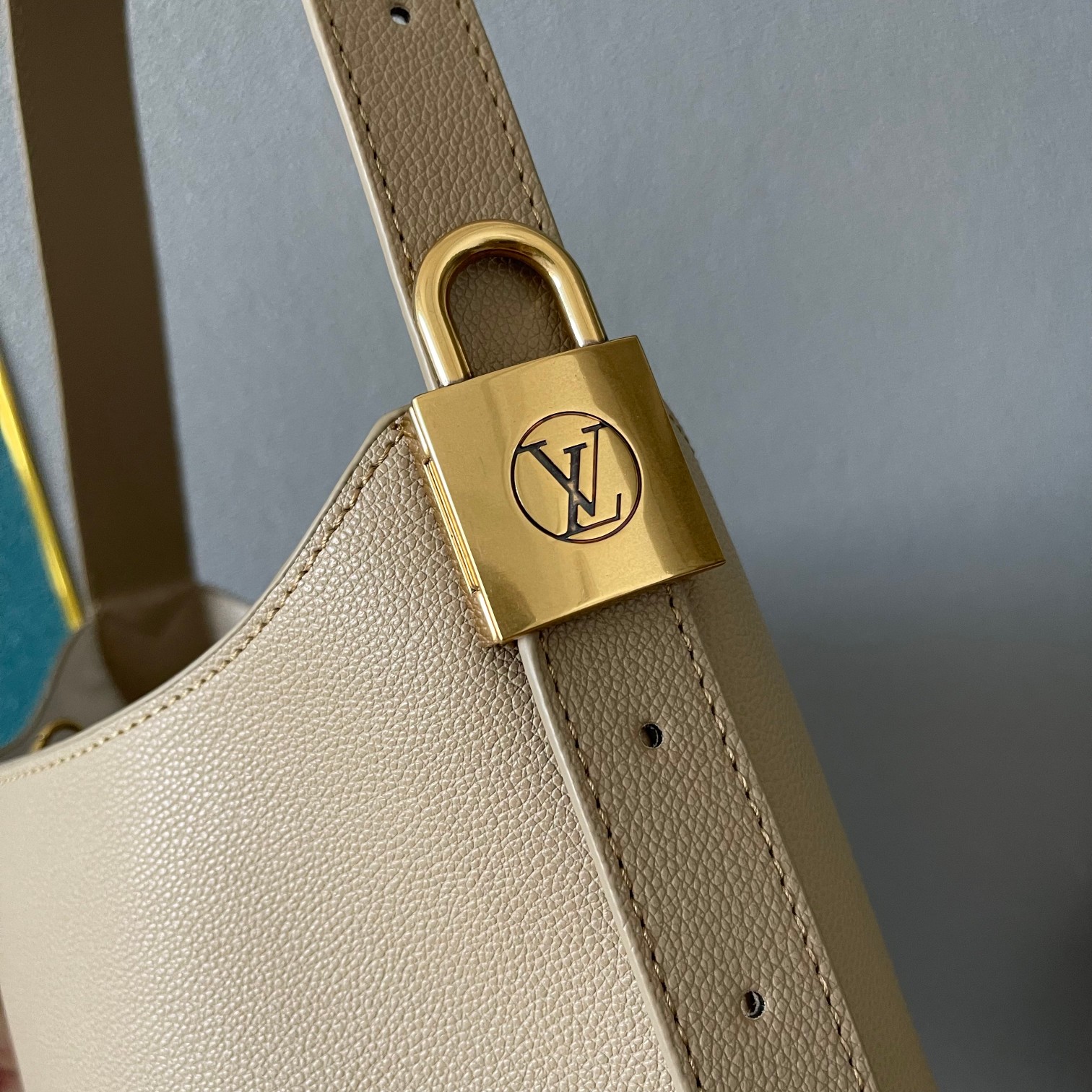 Designer Monogram  Low Key Hobo MM Bag in Apricot - Bag - Gorchic - $138.99