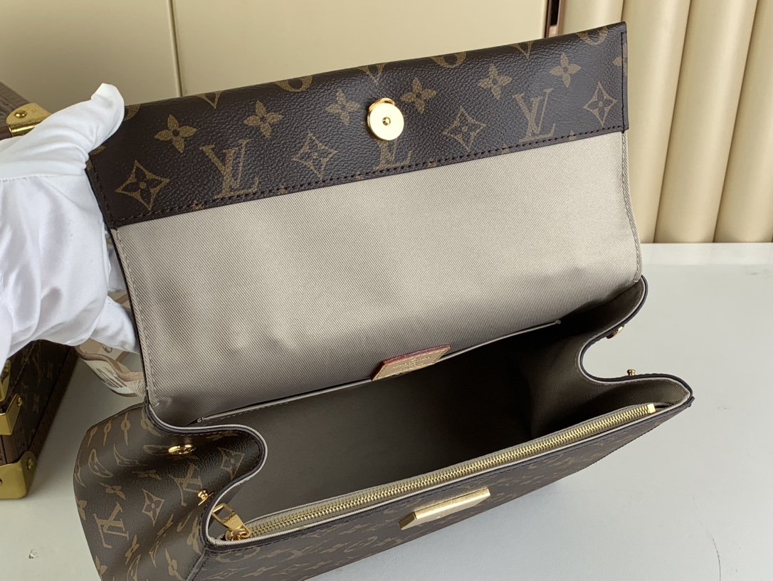 Designer Monogram Cluny BB Monogram Canvas Tote Bag - Gorchic - $132.99