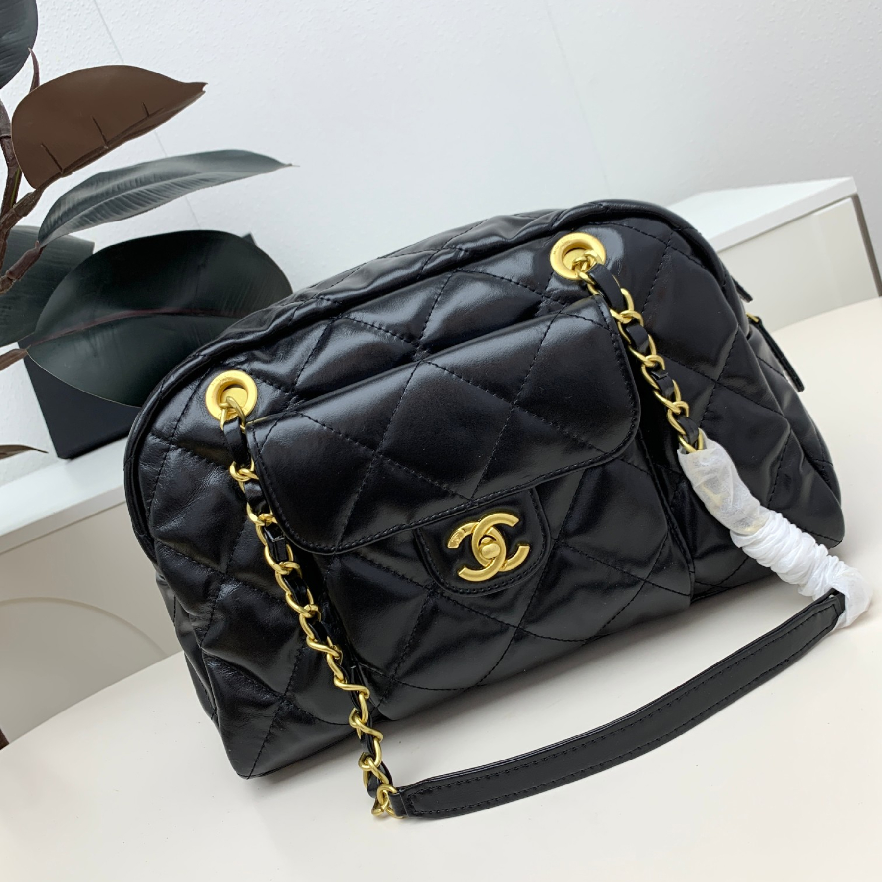 CC Inspired 24B MAXI BOWLING BAG - Gorchic - $145.99