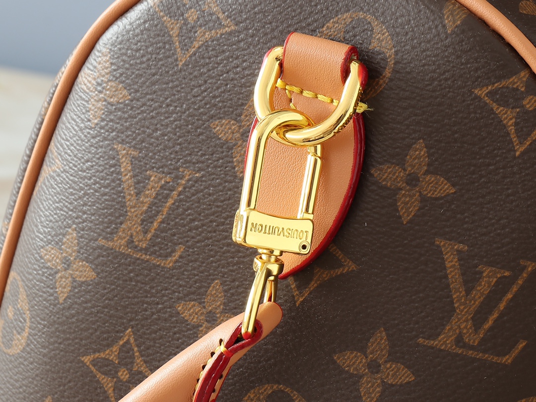 Designer Monogram Speedy Soft 30 Boho Red Handbag - Gorchic - $144.99