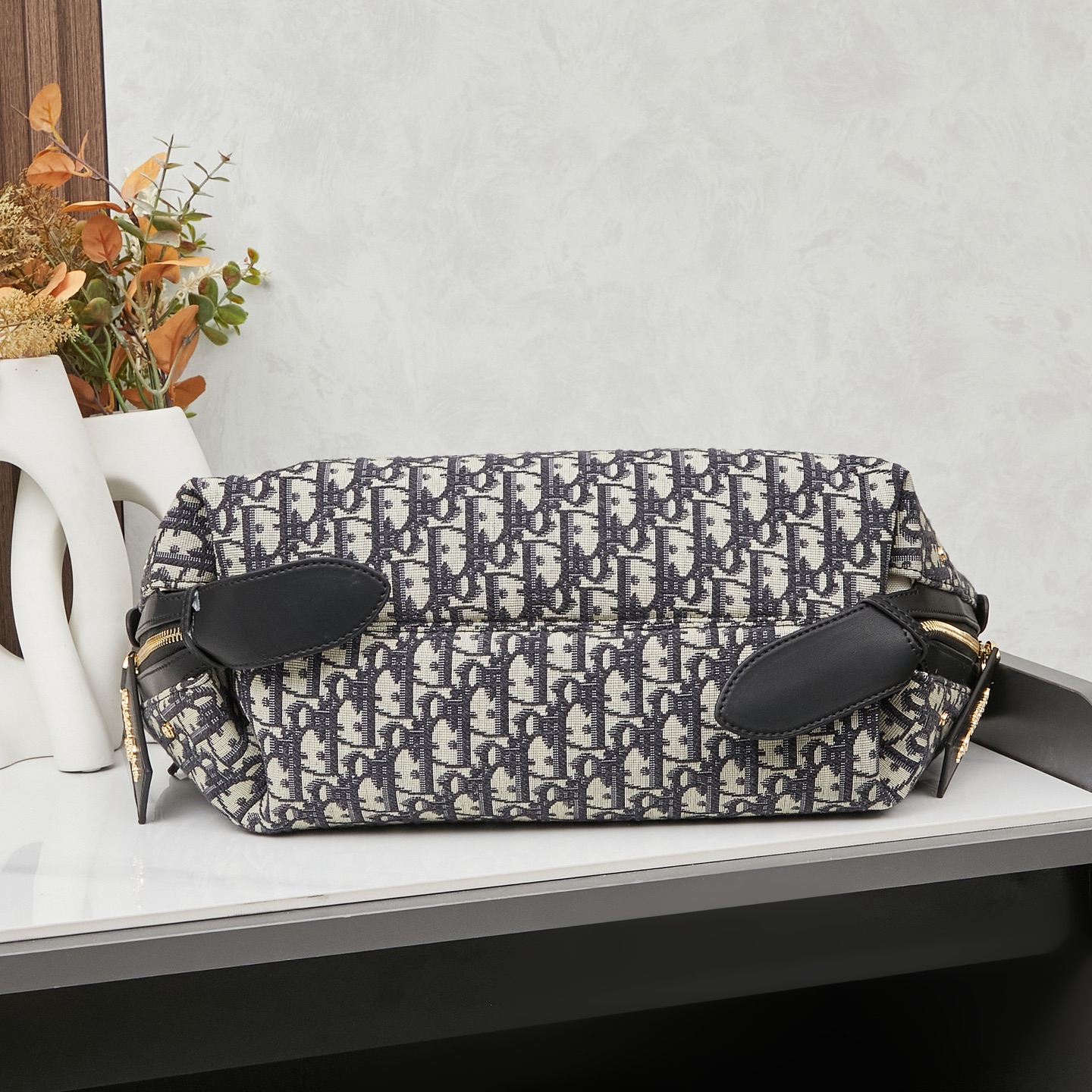 D Inspired D-Journey Bag -Blue D Inspired Oblique Jacquard - Gorchic - $132.99