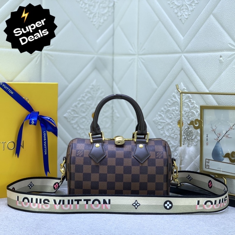 Designer Monogram Speedy Bandoulière 20 Damier Ebene Women Handbag - Bag - Gorchic - $117.99