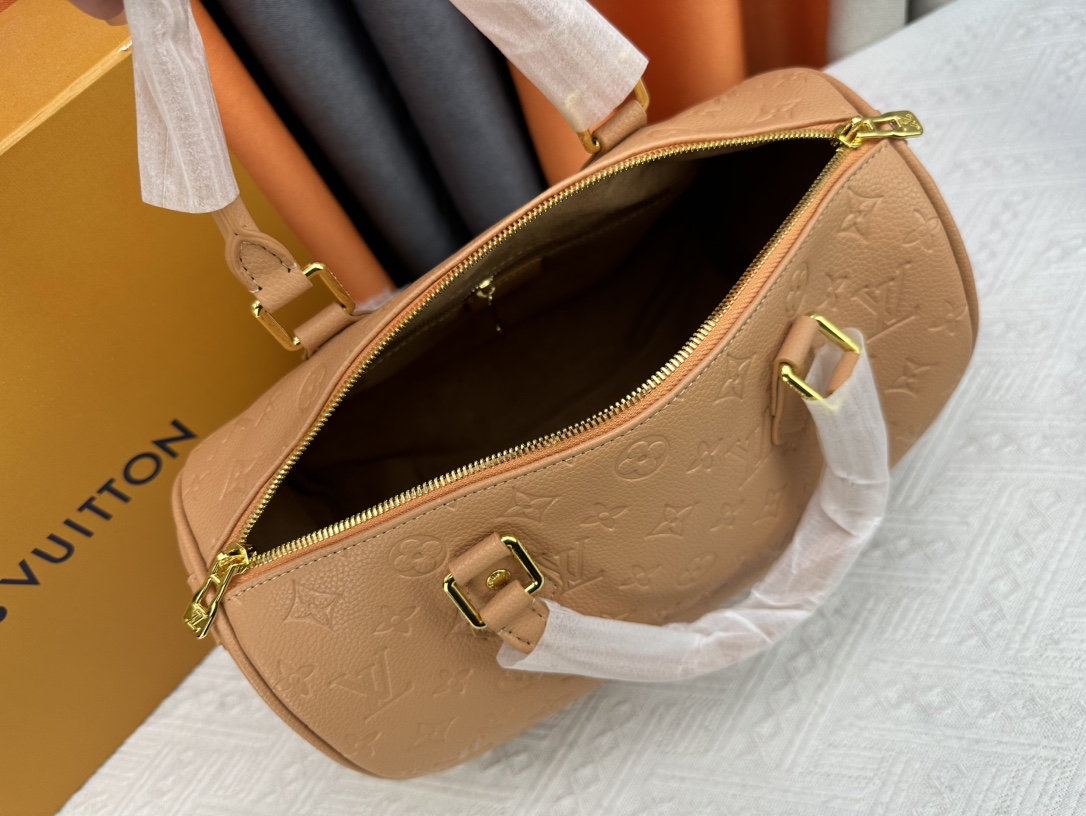 Designer Monogram Speedy Soft 30 -Brown Bag - Gorchic - $144.99