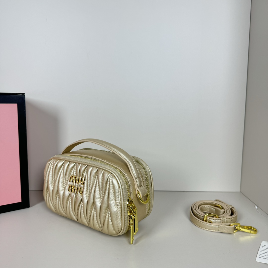 MU Logo Patch Zipped Clutch Bag - Gorchic - $100.99