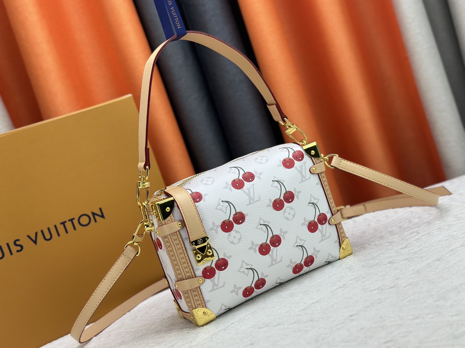 Designer Monogram x Murakami  x TM Side Trunk White PM Bag - Gorchic - $132.99