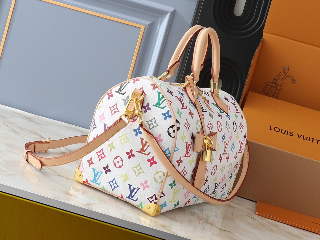 Designer Monogram x Murakami  x TM Speedy 30 -Bag - Gorchic - $137.99